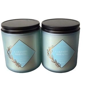 COPY - 2 Lakeside Morning Scented Single Wick Candle White Barn Bath & Body Wor…